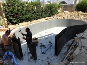 Costruzione di una piscina Turisport   