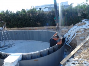 Costruzione di una piscina Turisport   