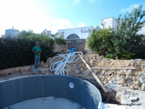 Costruzione di una piscina Turisport   