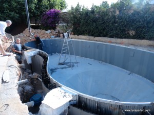 Costruzione di una piscina Turisport   