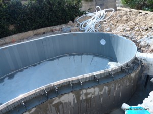 Costruzione di una piscina Turisport 