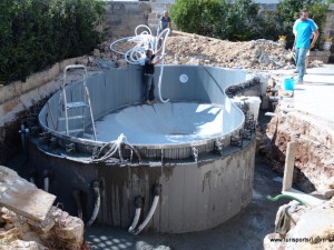 Costruzione di una piscina Turisport 