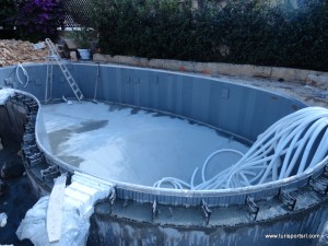 Costruzione di una piscina Turisport 