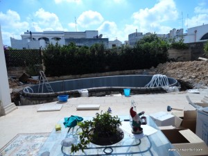 Costruzione di una piscina Turisport 