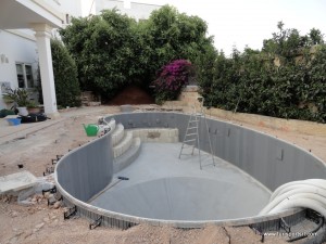 Costruzione di una piscina Turisport 