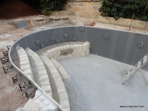 Costruzione di una piscina Turisport 