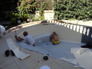 Costruzione di una piscina Turisport 