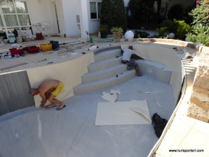 Costruzione di una piscina Turisport 