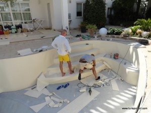 Costruzione di una piscina Turisport 