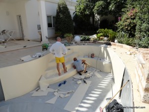 Costruzione di una piscina Turisport 