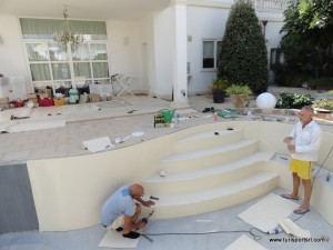 Costruzione di una piscina Turisport 