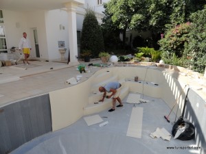 Costruzione di una piscina Turisport 
