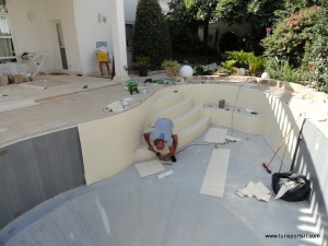 Costruzione di una piscina Turisport 